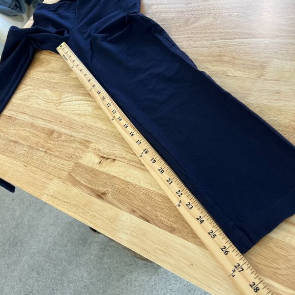 Eileen Fisher System Washable Stretch Crepe‎ Slim Ankle Pant Size XS Navy Blue - Picture 10 of 11